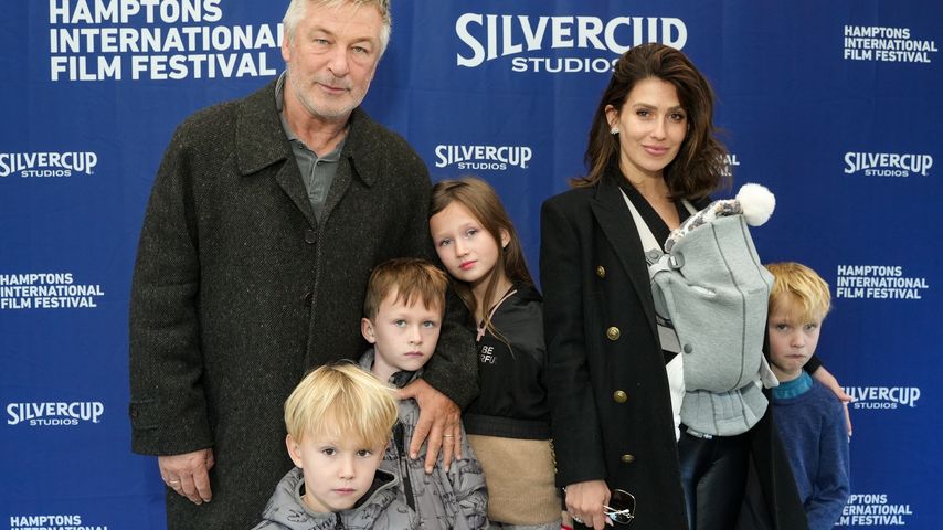 Alec Baldwin mit seiner Familie beim Hamptons International Film Festival 2022