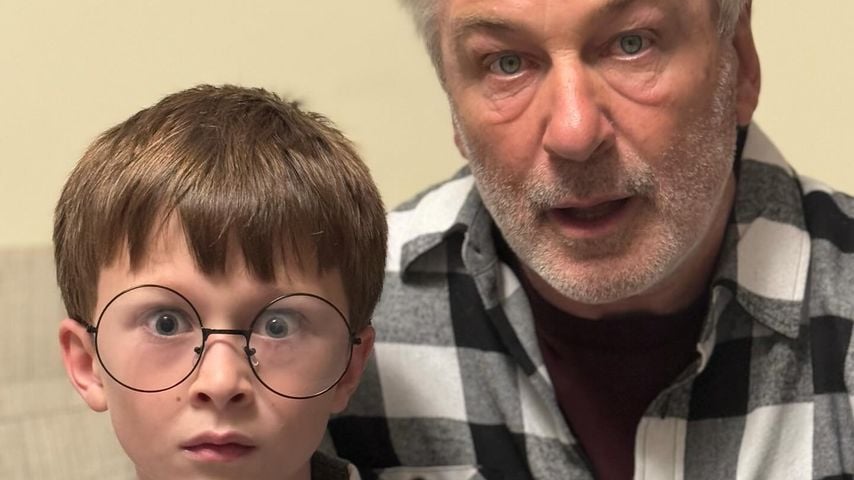 Alec Baldwin mit seinem Sohn Rafael