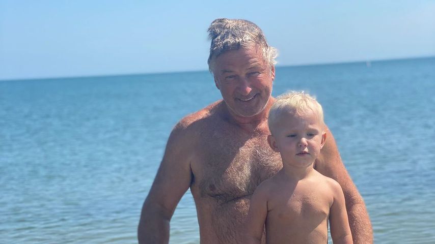 Alec Baldwin und Sohn Romeo im August 2020