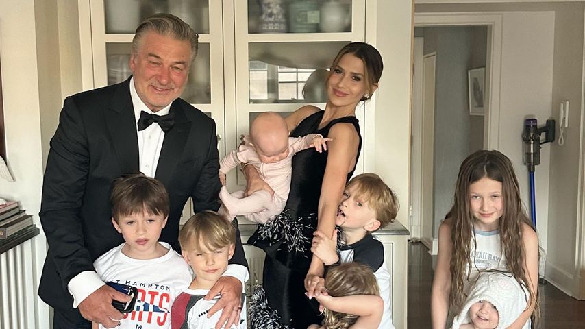 Alec und Hilaria Baldwin mit ihren Kindern, Mai 2023