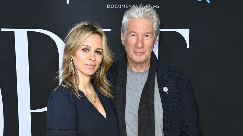 Entspannt: Richard Gere und seine Frau auf dem roten Teppich