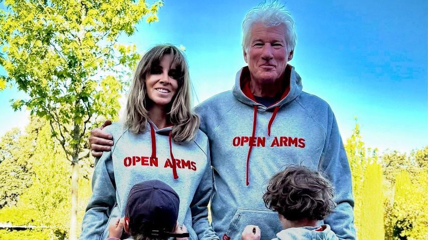 Alejandra und Richard Gere mit ihren Kindern
