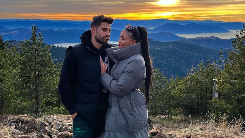 Aleks Petrovic und Vanessa Nwattu, 2022 in Serbien