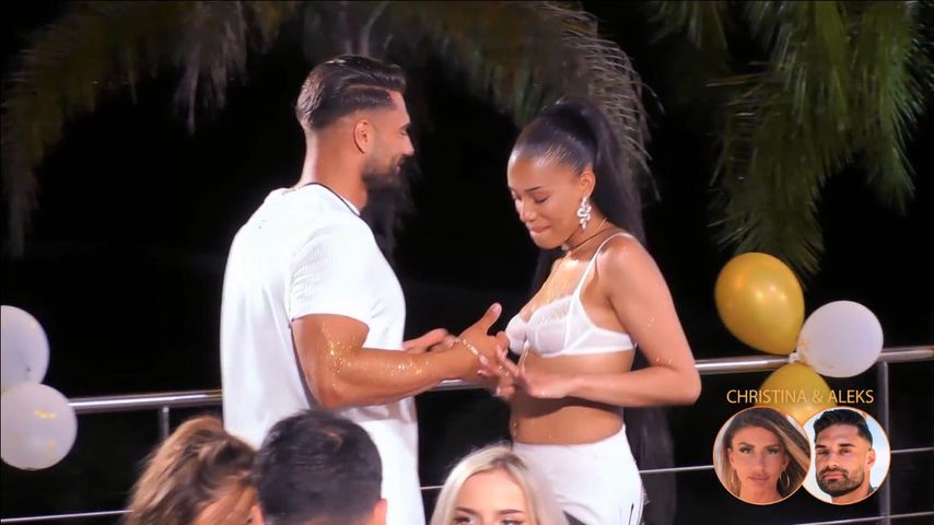 Aleksandar Petrovic und Verführerin Vanessa bei "Temptation Island V.I.P."