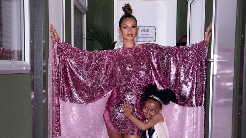 Alesha Dixon mit ihrer Tochter Azura