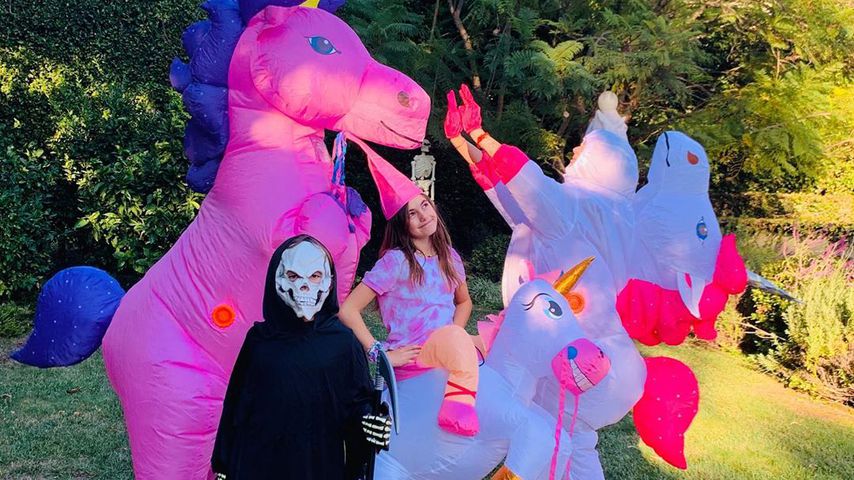 Alessandra Ambrosio mit ihren Kids, Halloween 2019