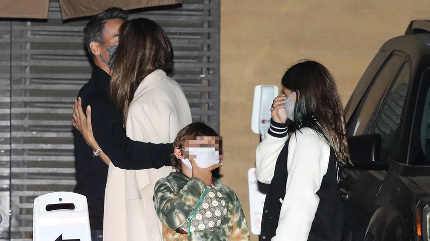 Alessandra Ambrosio mit ihrem Freund Richard Lee und ihren Kindern