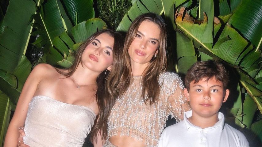 Alessandra Ambrosio mit ihren Kindern