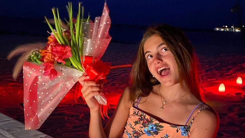 Alessandra Ambrosios Tochter Anja im August 2020
