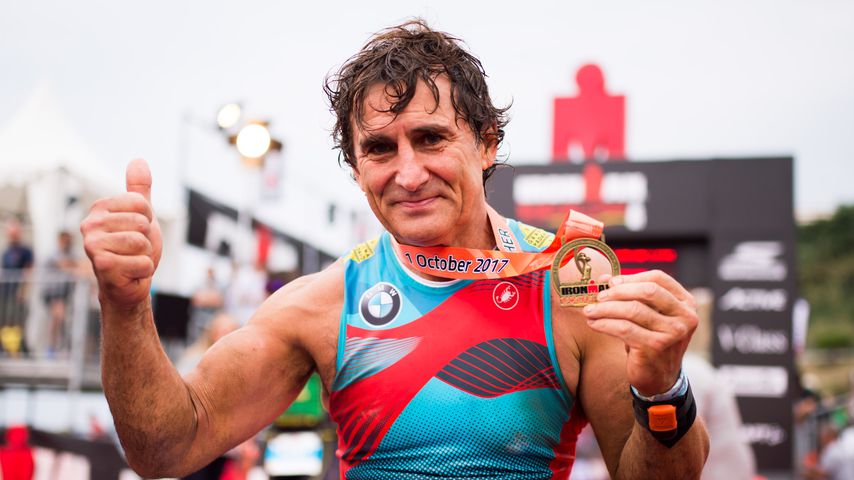 Alessandro Zanardi beim Ironman in Calella