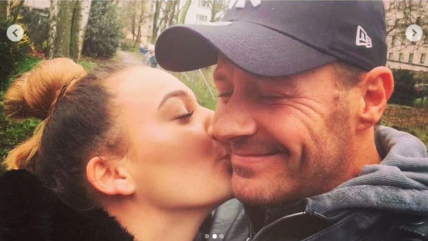 Alessia Herren mit ihrem Vater Willi Herren