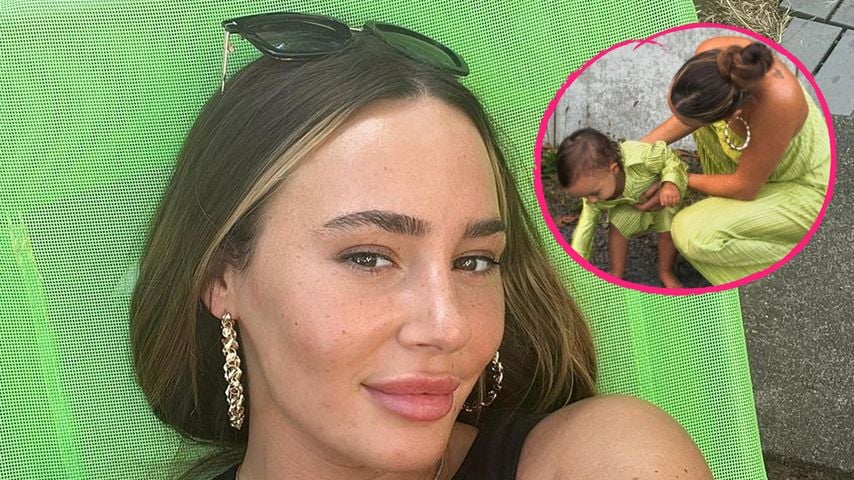 Alessia Herren zeigt erstmals Gesicht ihrer Tochter im Netz
