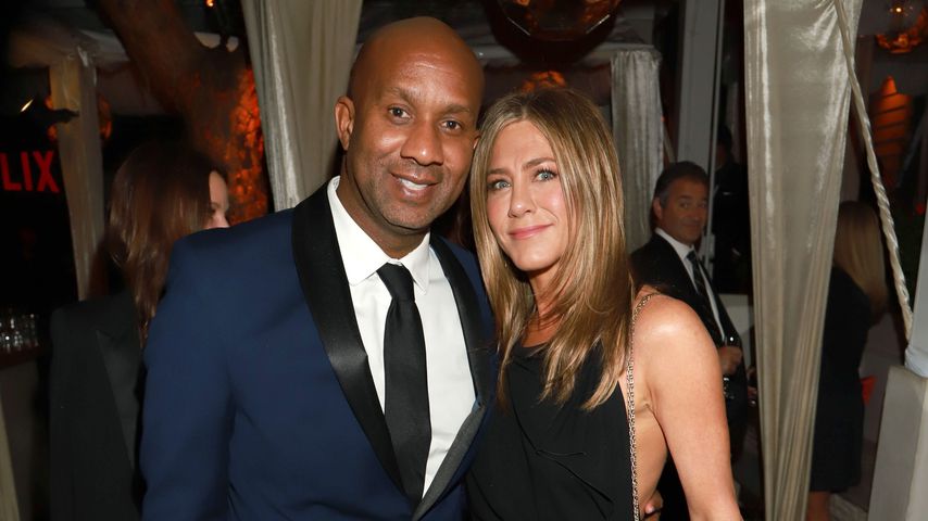 Alex Avant und Jennifer Aniston bei der Netflix Oscar After Party 2020