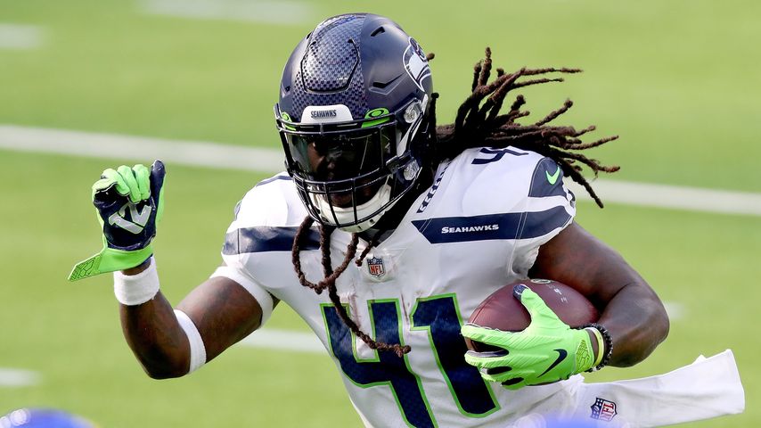 Alex Collins im November 2020 in Inglewood