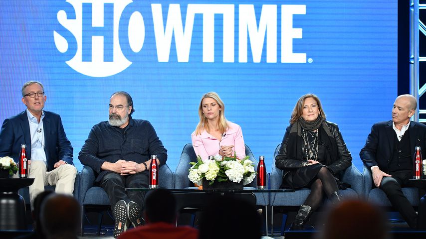 Alex Gansa, Mandy Patinkin, Claire Danes, Lesli Linka Glatter und Howard Gordon, "Homeland"-Cast