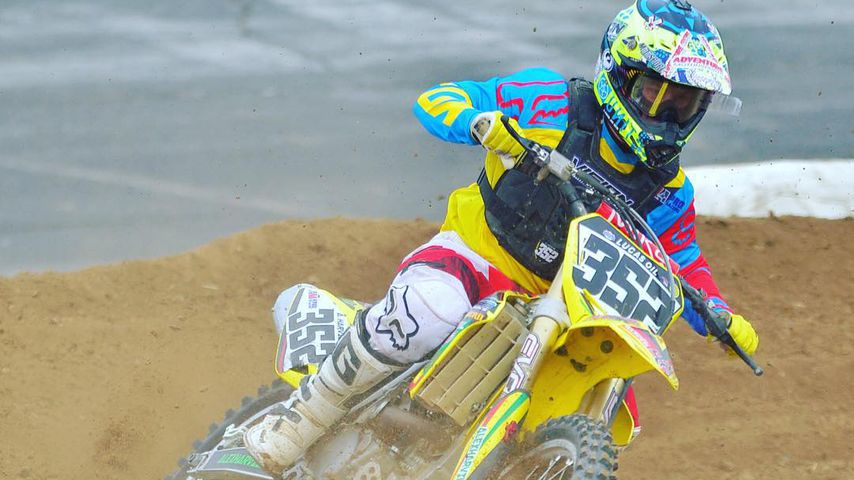 Alex Harvill auf dem Motorrad