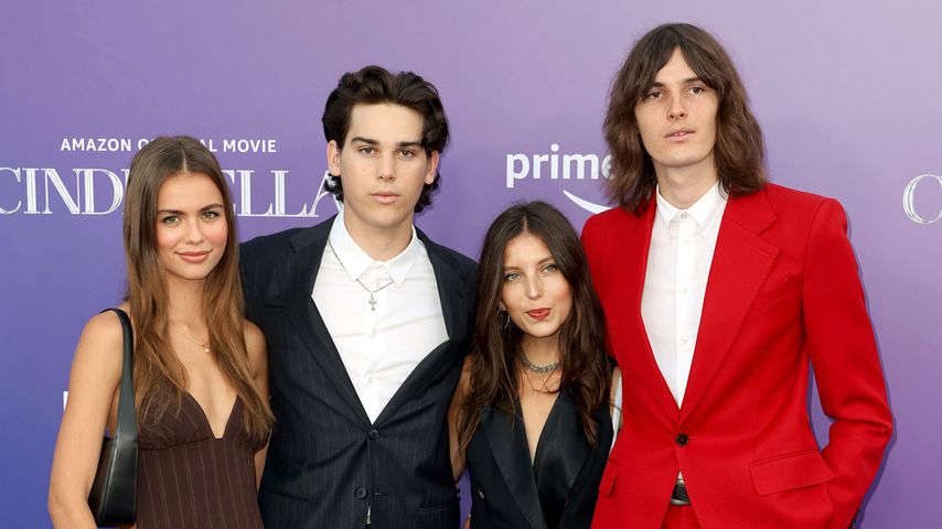Alex Lee-Aillón, Paris Brosnan, Avery Wheless und Dylan Brosnan im August 2021