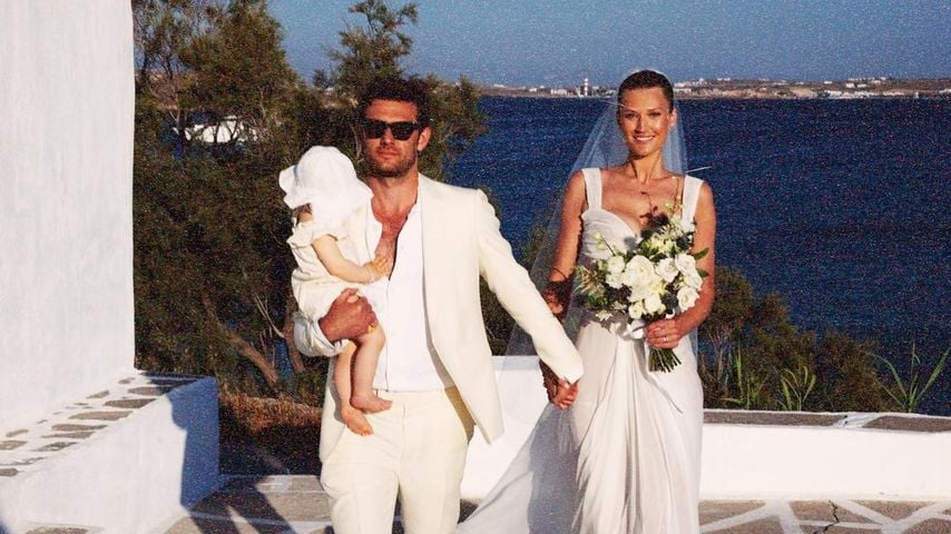 Alex Pettyfer und Toni Garrn bei ihrer Hochzeit