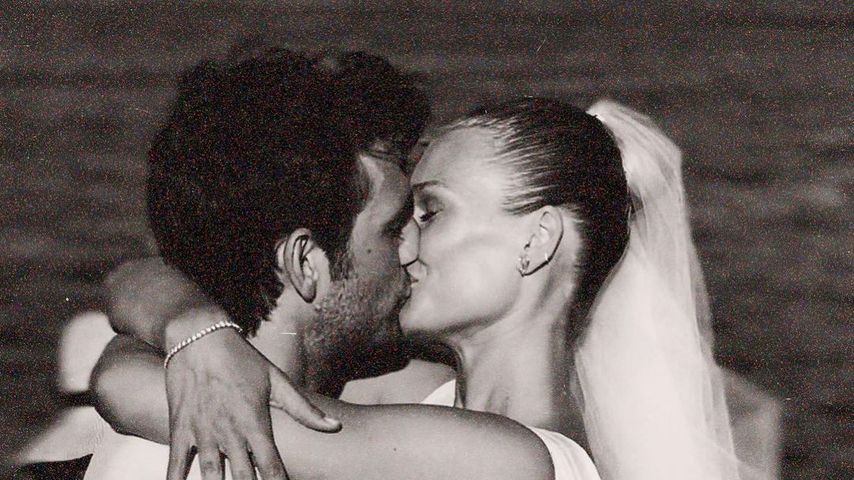 Alex Pettyfer und Toni Garrn bei ihrer Hochzeit