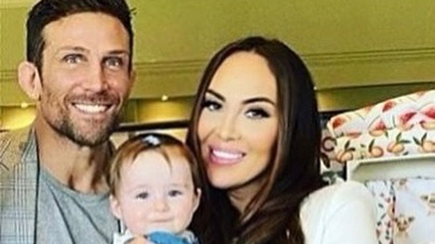 Alex Reid mit seiner Frau Nikki und ihrer Tochter