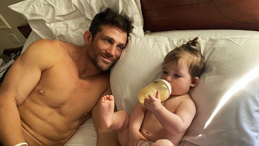 Alex Reid mit seiner Tochter Anastasia-Pixie