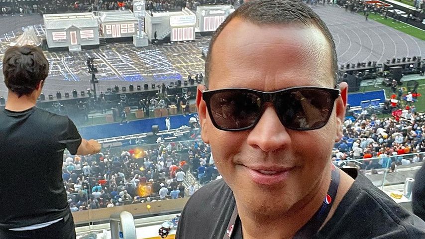 Alex Rodriguez beim Super Bowl, 2022