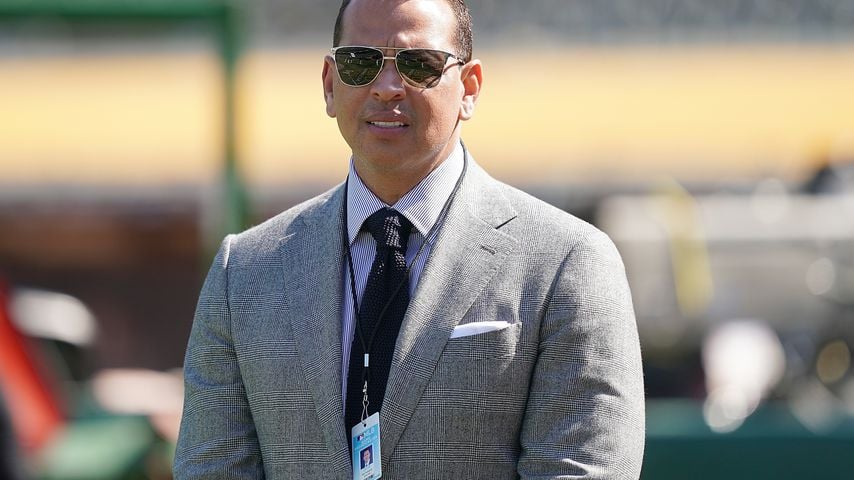 Alex Rodriguez bei einem Baseballspiel im Oktober 2019