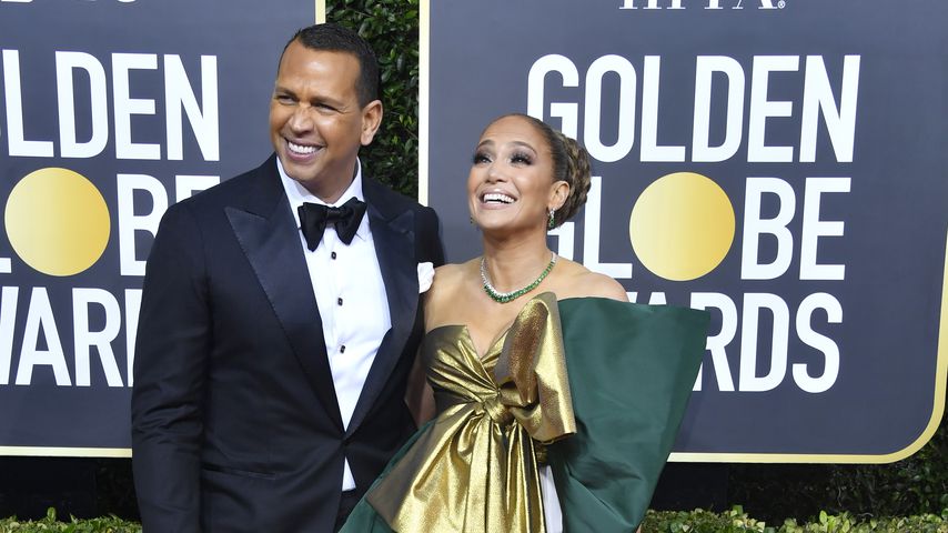 Alex Rodriguez und Jennifer Lopez bei den Golden Globes 2020