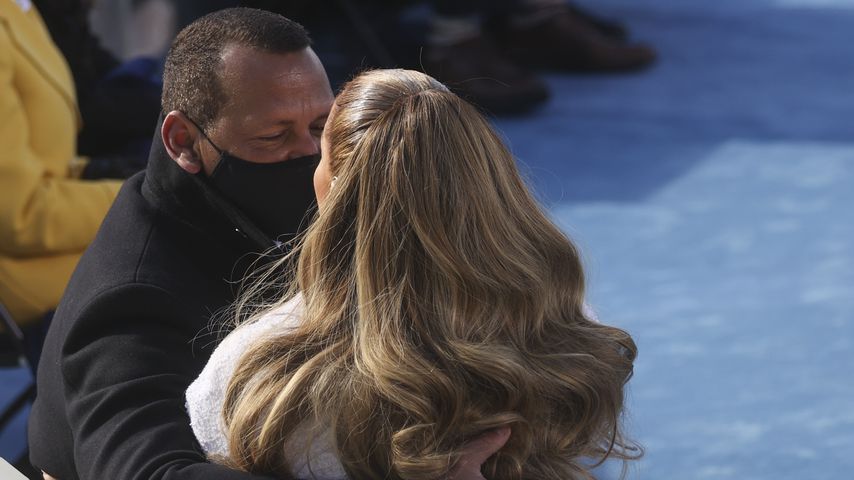Alex Rodriguez und Jennifer Lopez bei der Vereidigungszeremonie von US-Präsident Joe Biden
