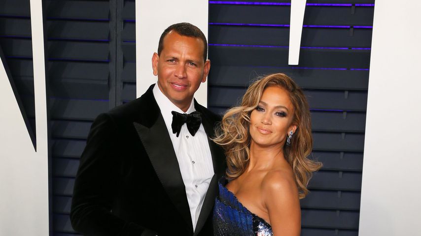 Alex Rodriguez und Jennifer Lopez auf der Vanity Fair Oscar Party 2019
