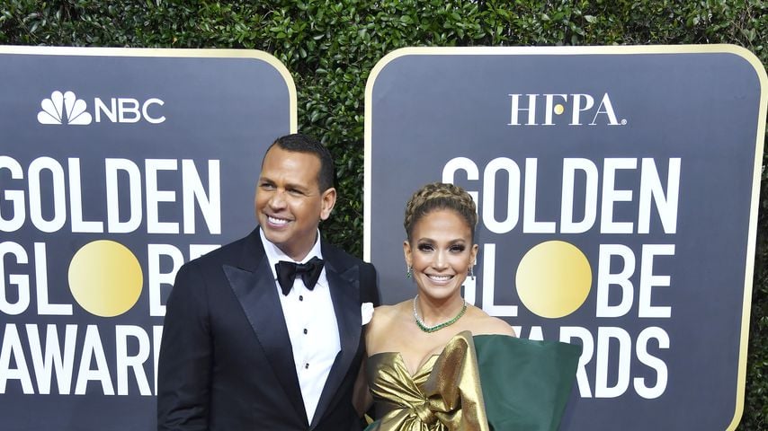 Alex Rodriguez und Jennifer Lopez bei den Golden Globes 2020