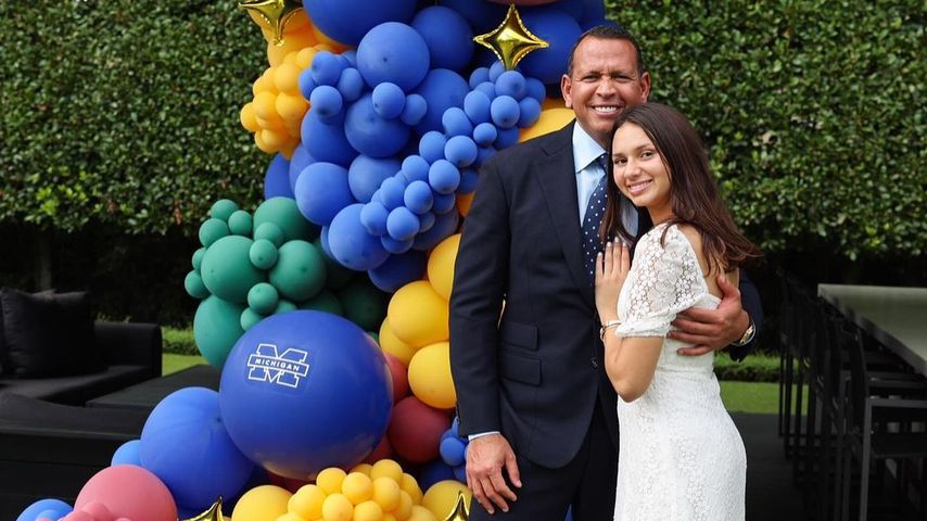 Alex Rodriguez und seine Tochter Natasha, Mai 2023