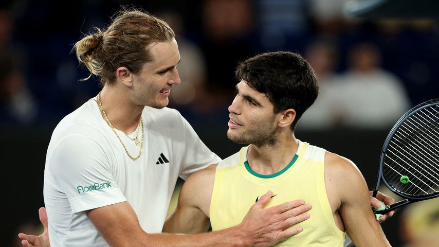Alex Zverev und Carlos Alcaraz im Viertelfinale der Australian Open 2024