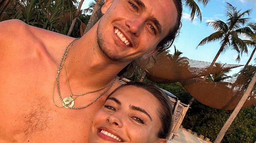 Alex Zverev und Sophia Thomalla im Dezember 2023 auf den Malediven