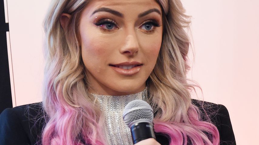 Alexa Bliss auf einer Pressekonferenz in NYC im Juli 2019