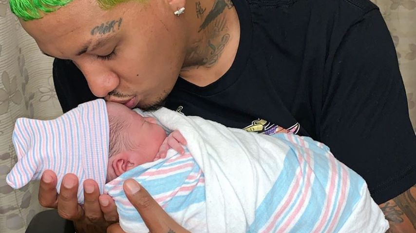 Alexander Edwards mit seinem Sohn