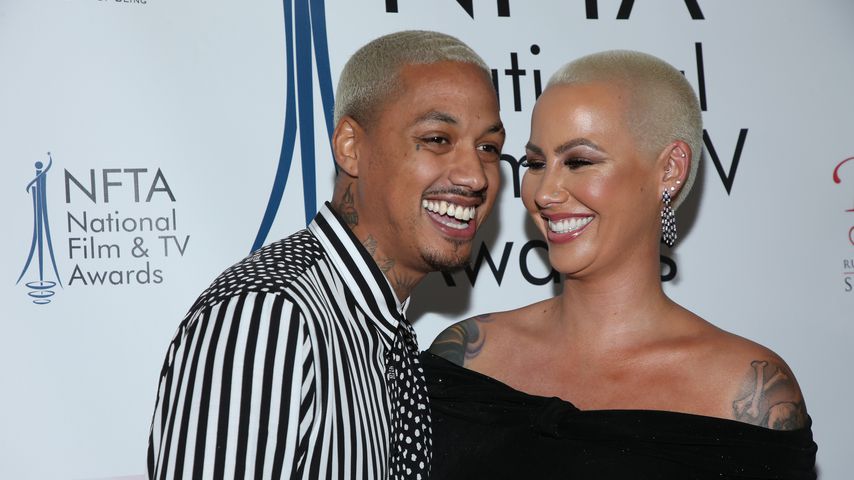Alexander Edwards und Amber Rose im Dezember 2018