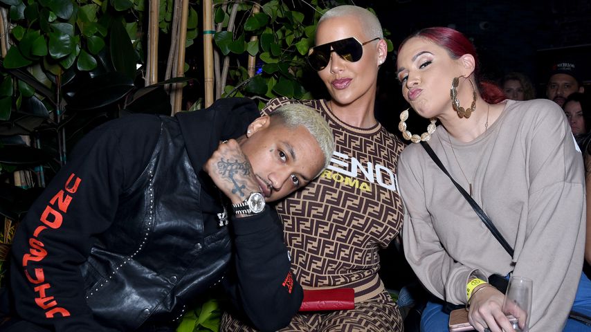 Alexander Edwards und Amber Rose in West Hollywood, 2019
