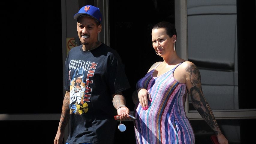 Alexander Edwards und Amber Rose, August 2019