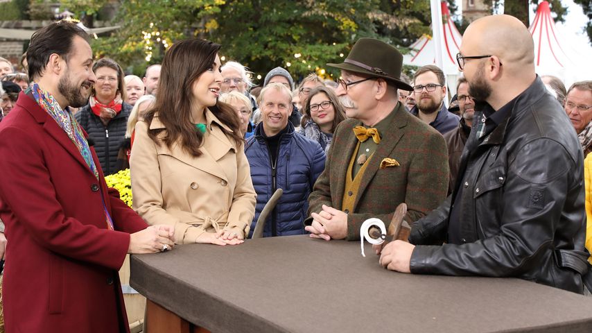 Alexander-Klaus Stecher, Judith Williams, Horst Lichter und Sven Deutschmanek bei "Bares für Rares"