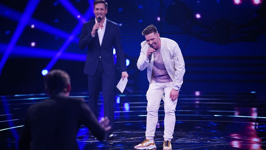 Alexander Klaws und Ramon Kaselowsky auf der DSDS-Bühne