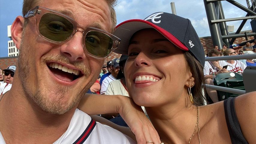 Alexander Ludwig mit seiner Frau Lauren in Atlanta