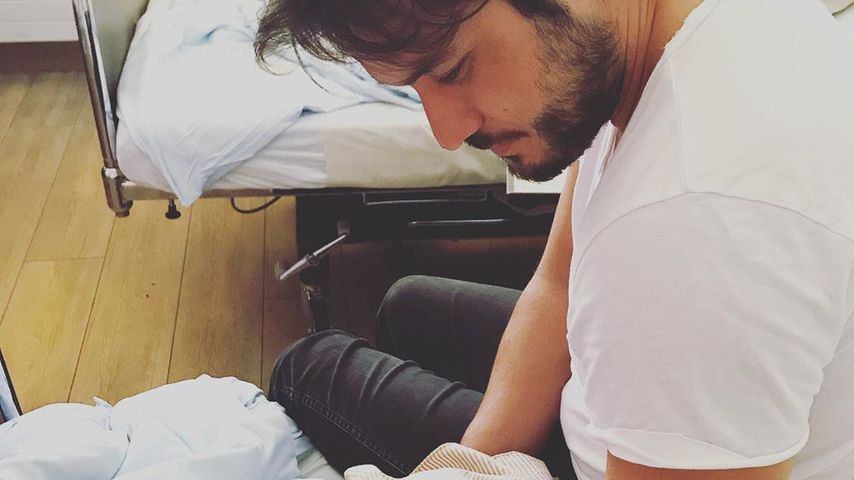 "Unter uns"-Star Alexander Milo mit seinem Baby