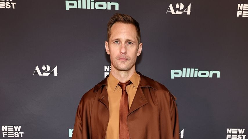 Alexander Skarsgård bei der New-York-Premiere von "Pillion" im SVA Theater
