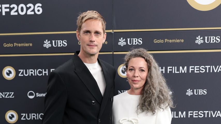 Alexander Skarsgård und Olivia Colman beim "Wicker" Green Carpet des Zurich Film Festival 2026