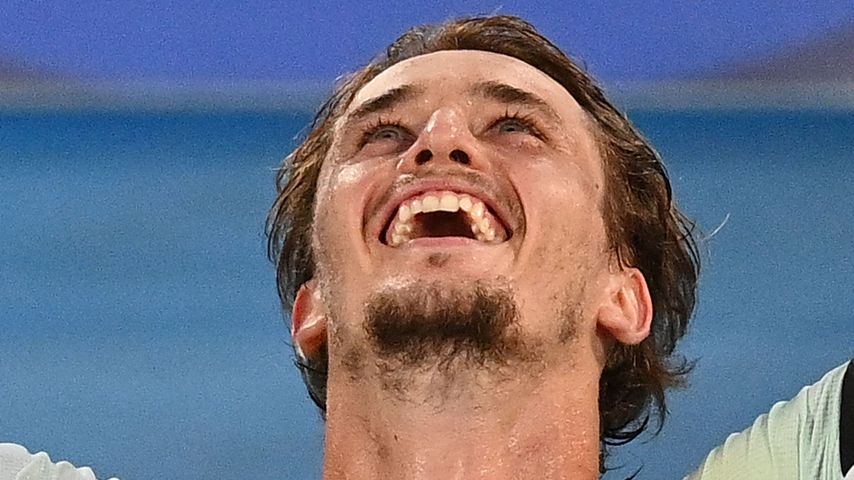 Alexander Zverev nach seinem Olympia-Sieg in Tokio am 1. August 2021
