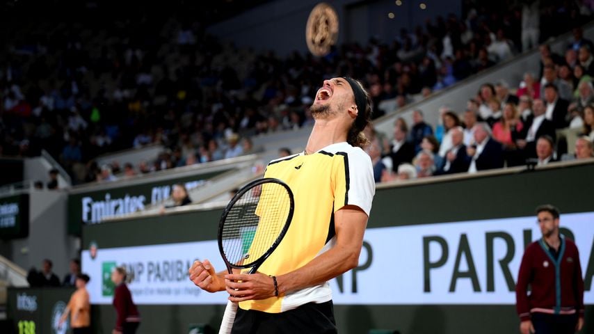 Alexander Zverev bei dem French Open 2024 in Paris
