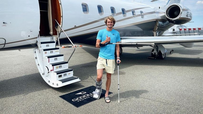 Tennis-Unfall: Alex Zverev hat sich mehrere Bänder gerissen