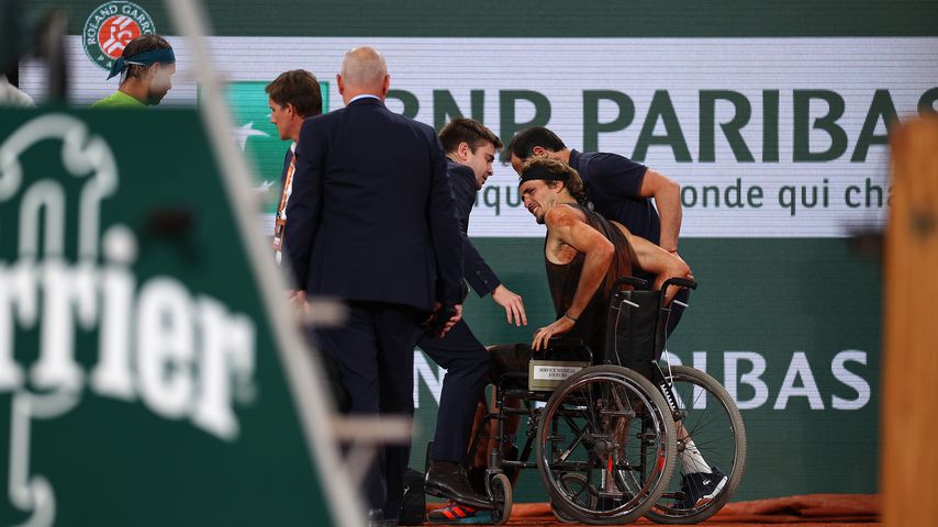 Alexander Zverev bei den French Open 2022
