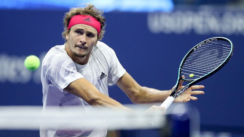 Alexander Zverev spielt Tennis bei den US Open 2020